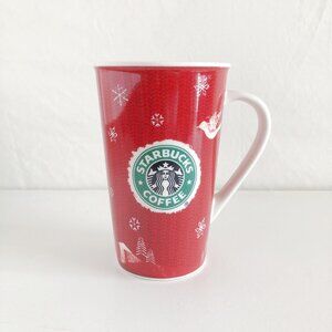 Retro Starbucks Red Tall Holiday Mug